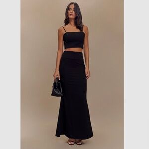 MESKI Suiting Maxi Skirt